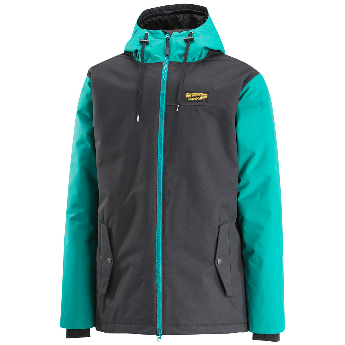 Airblaster Toaster Jacket Black Hot Teal