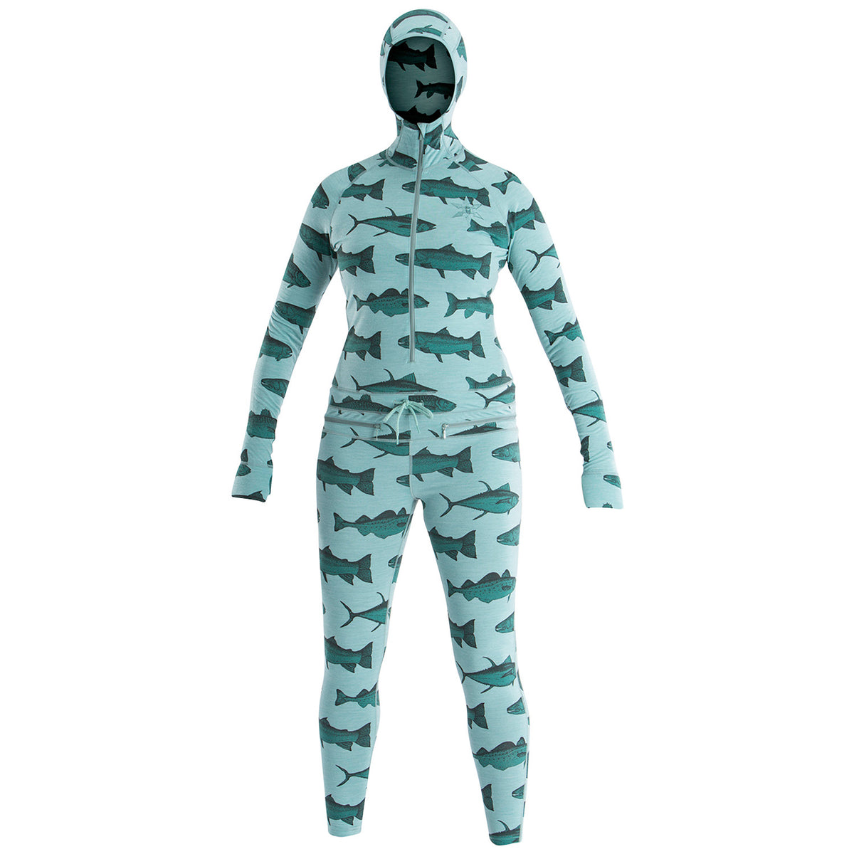 Airblaster Merino Ninja Suit - Women's Mint Fish