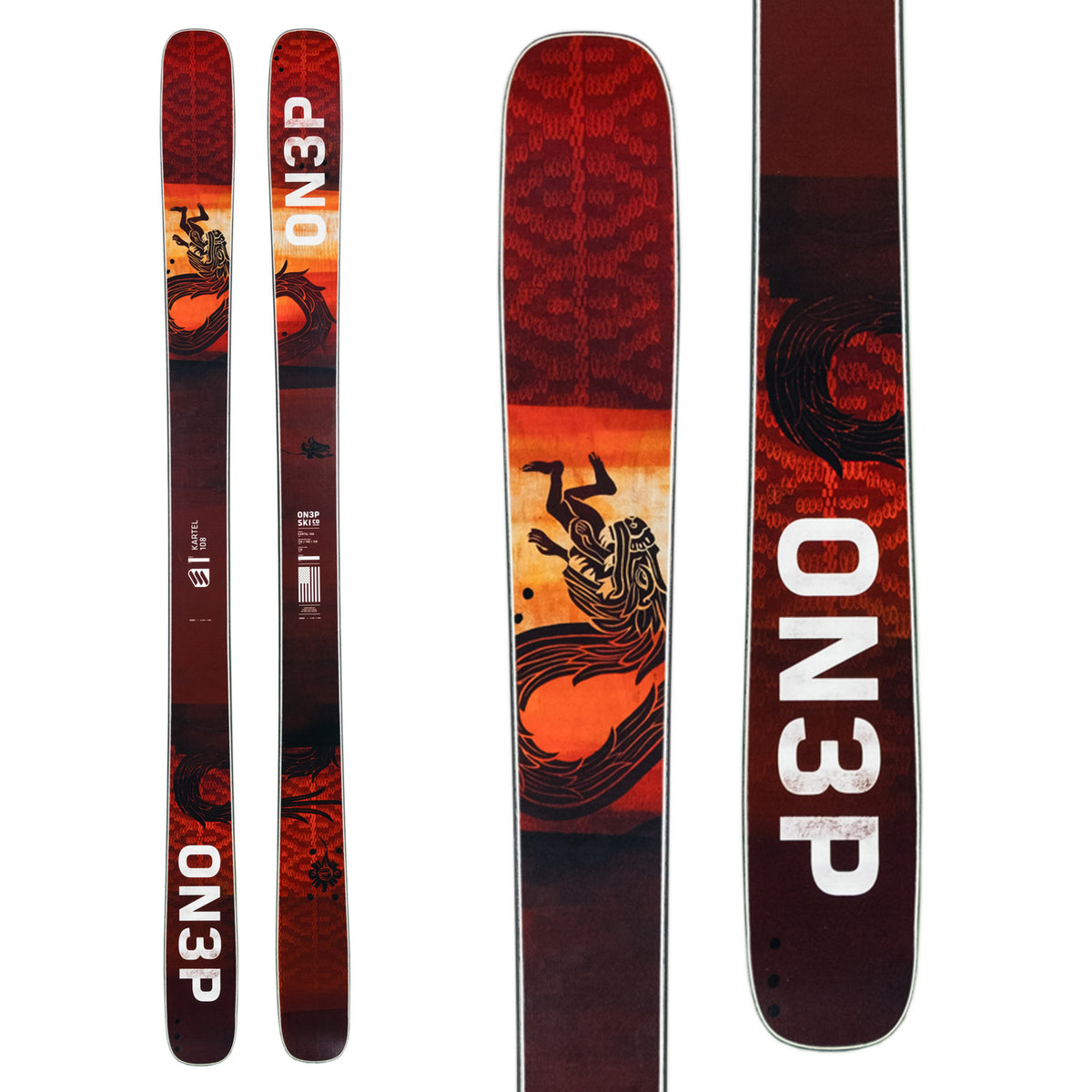 ON3P Kartel 108 Skis 2019