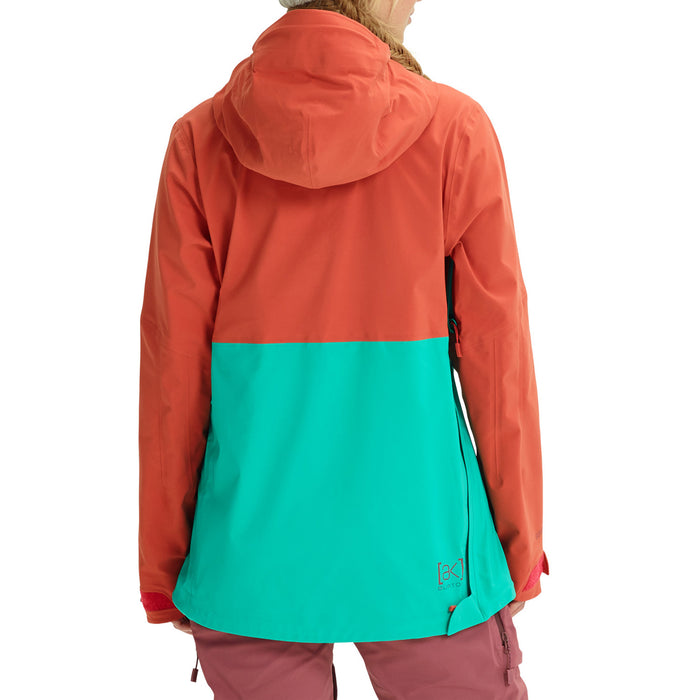 Burton AK 3L GORE-TEX Anorak Jacket - Women's Hot Sauce/Rose Brown/Spectra