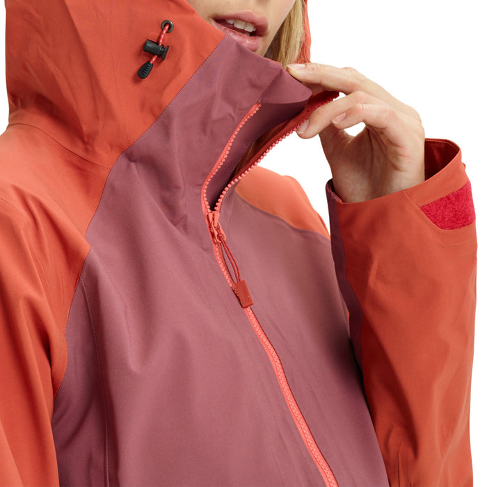Burton AK 3L GORE-TEX Anorak Jacket - Women's Hot Sauce/Rose Brown/Spectra