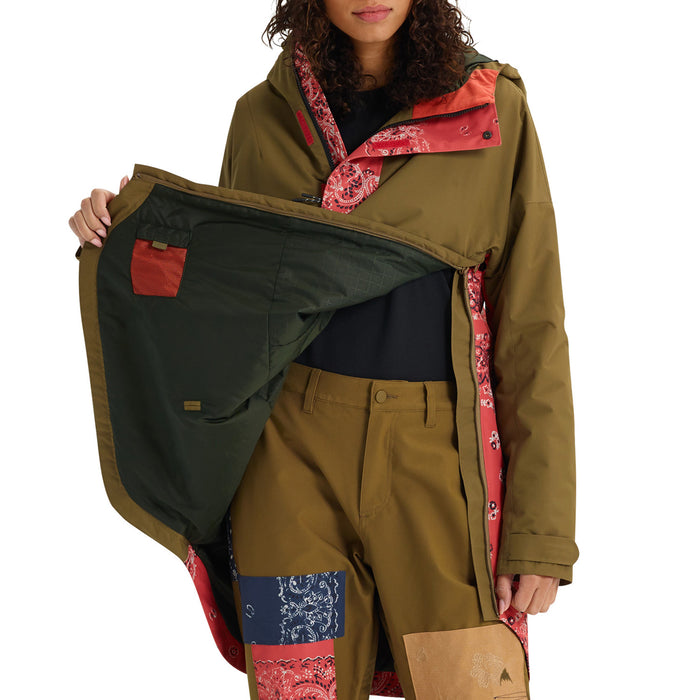 Burton Chuteout Anorak Jacket - Women's Hickory/Bondedana