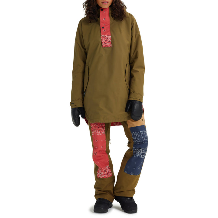 Burton Chuteout Anorak Jacket - Women's Hickory/Bondedana