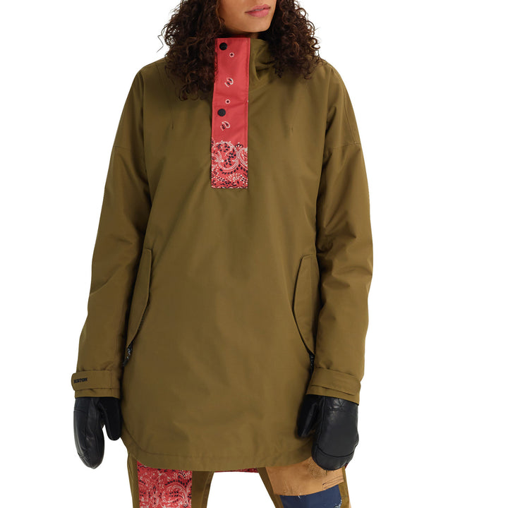 Burton Chuteout Anorak Jacket - Women's Hickory/Bondedana