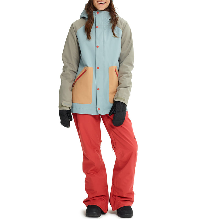Burton Eastfall Jacket - Women's Abyss/Hawk/Camel