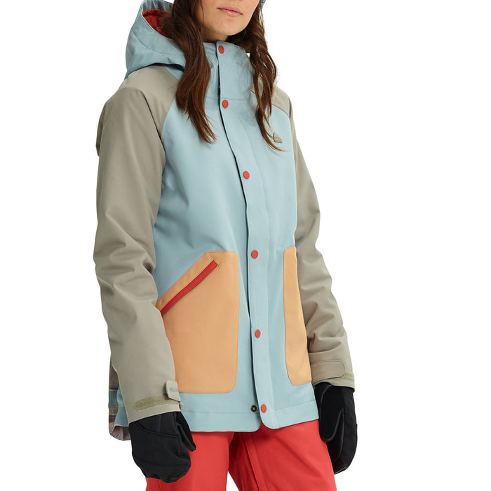 Burton Eastfall Jacket - Women's Abyss/Hawk/Camel