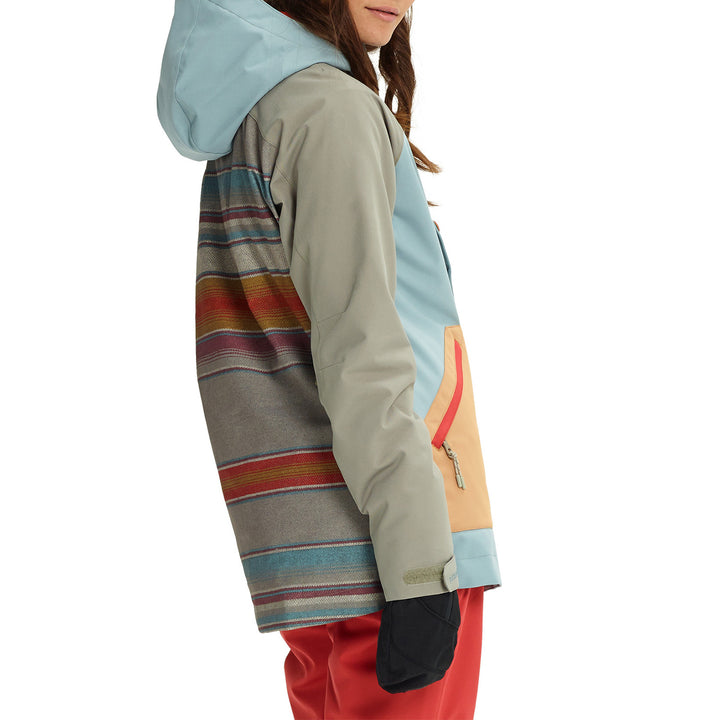 Burton Eastfall Jacket - Women's Abyss/Hawk/Camel
