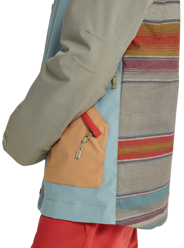Burton Eastfall Jacket - Women's Abyss/Hawk/Camel