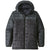 Patagonia Reversible Down Sweater Hoodie - Boys' Black