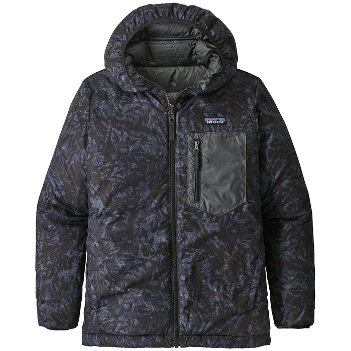 Patagonia Reversible Down Sweater Hoodie - Boys' Black