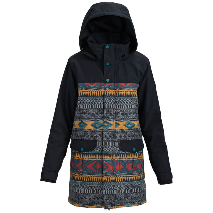 Burton GORE-TEX Eyris Jacket - Women's True Black/Tahoe Freya Weave