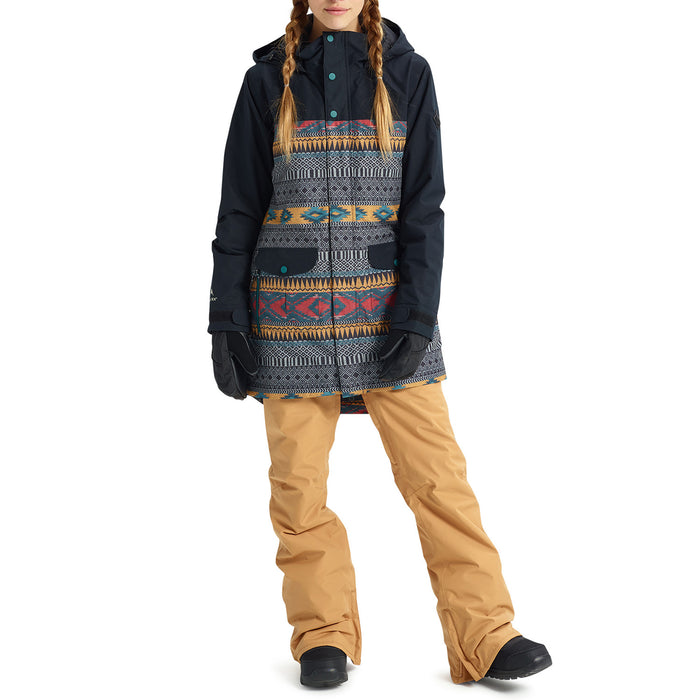 Burton GORE-TEX Eyris Jacket - Women's True Black/Tahoe Freya Weave