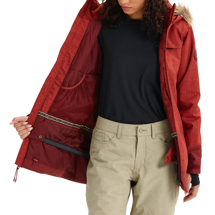 Burton Lelah Jacket - Women's Sparrow Heather/Sparrow