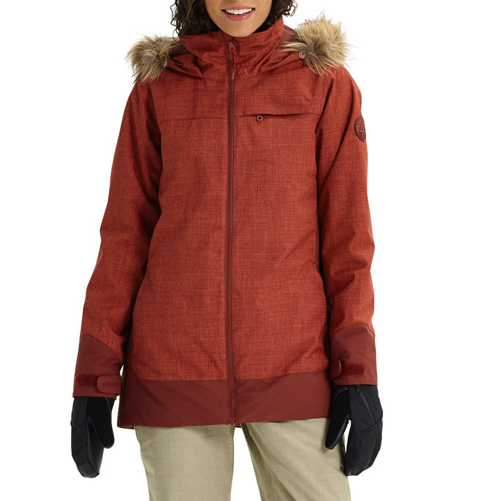 Burton Lelah Jacket - Women's Sparrow Heather/Sparrow