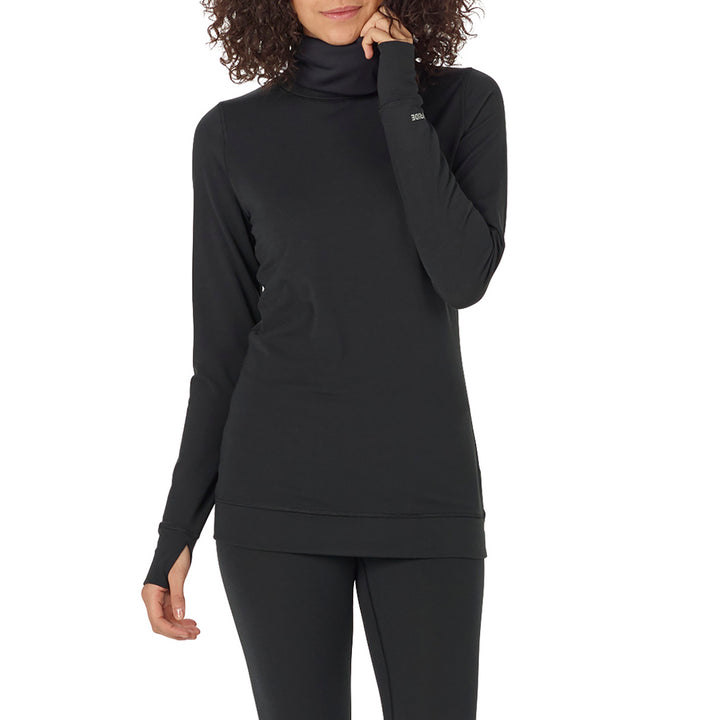Burton Midweight Long-Neck Top - Women's True Black