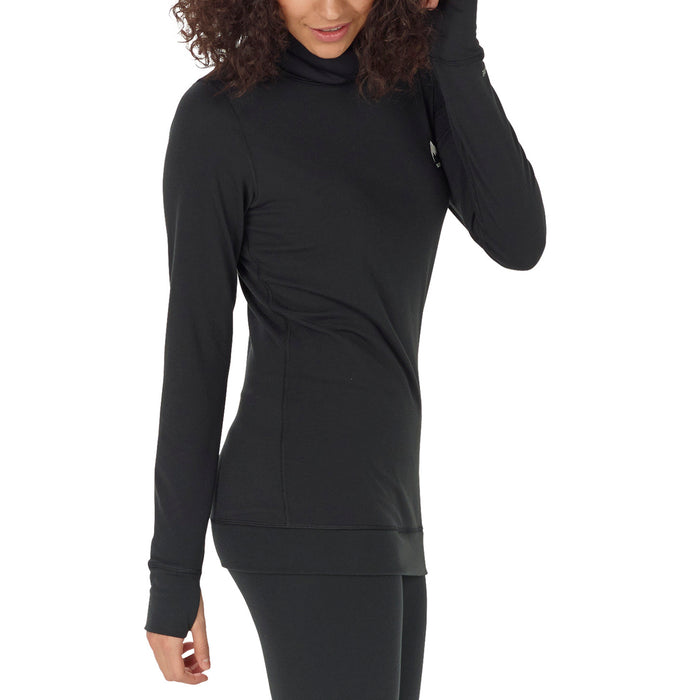 Burton Midweight Long-Neck Top - Women's True Black