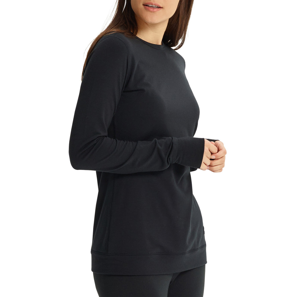 Burton Midweight Crew Top - Women's True Black