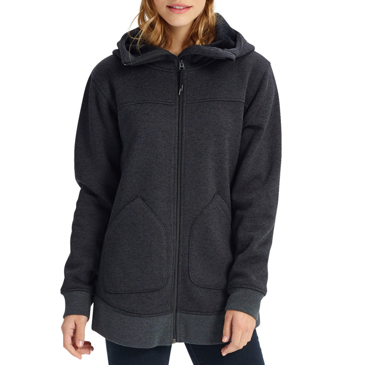 Burton Minxy Full-Zip Hoodie - Women's True Black Heather
