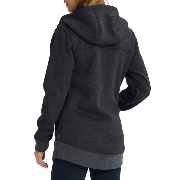 Burton Minxy Full-Zip Hoodie - Women's True Black Heather