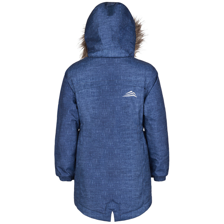 Jupa Stella Jacket - Little Girls' Blue Denim Print