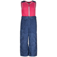 Jupa Beatrice Bib Pants - Little Girls' Blue Denim Print::Blue Denim Print