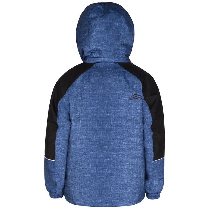 Jupa Noah Jacket - Little Boys' Blue Denim Print