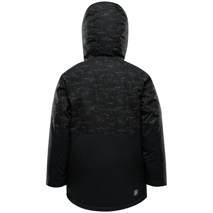 Orage Dub Jacket - Boys' Black Rock Print