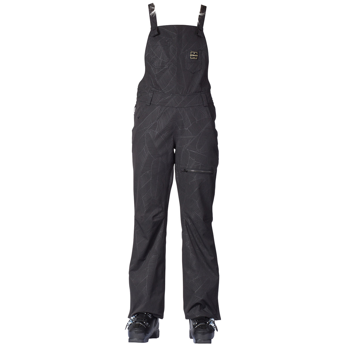 Armada Cassie Overalls - Women's Black Banana Leaf