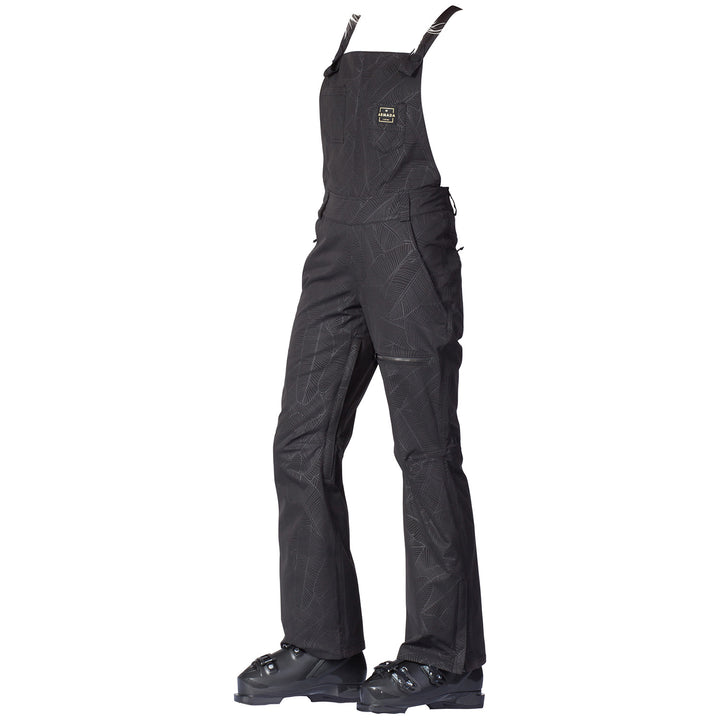 Armada Cassie Overalls - Women's Black Banana Leaf