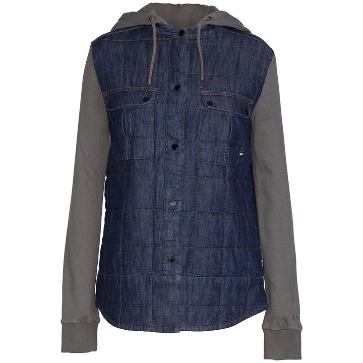 Armada Ruston Flannel Hoodie - Women's Denim