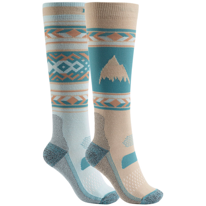 Burton Performance Lightweight 2-Pack Socks - Women's Abyss