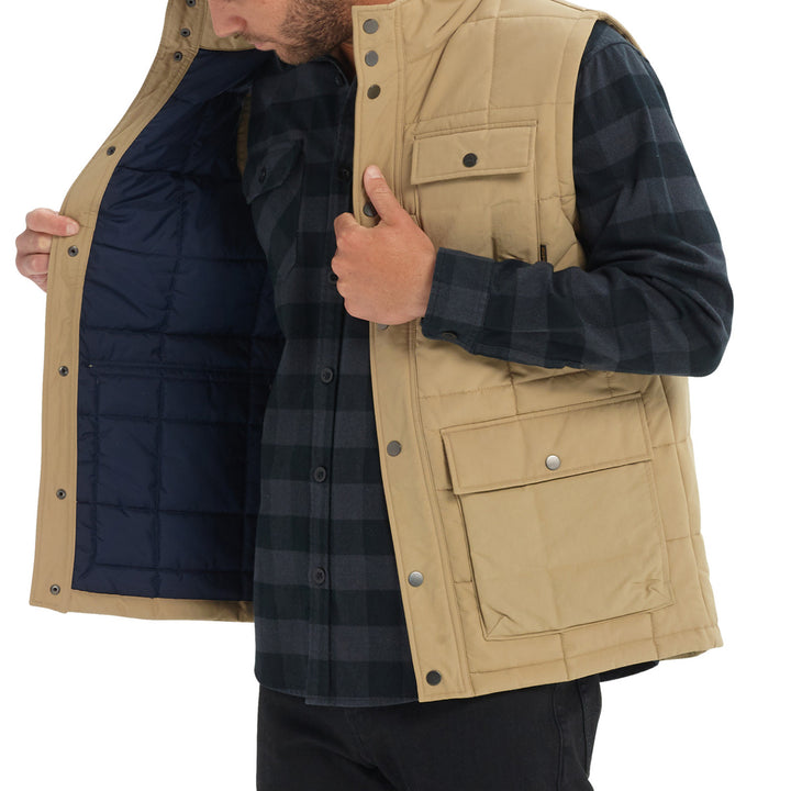 Burton Woodford Vest Kelp