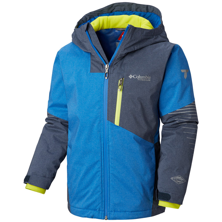 Columbia Rad to the Bone Jacket - Boys' Super Blue, Collegiate Navy, Zour