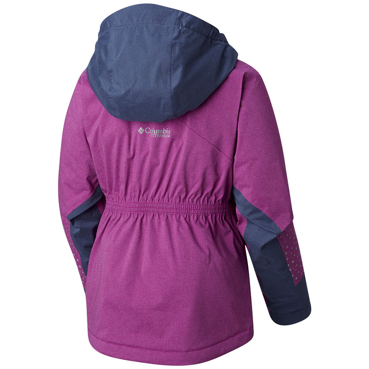 Columbia Rad to the Bone Jacket - Girls' Bright Plum, Nocturnal, Atoll Pops