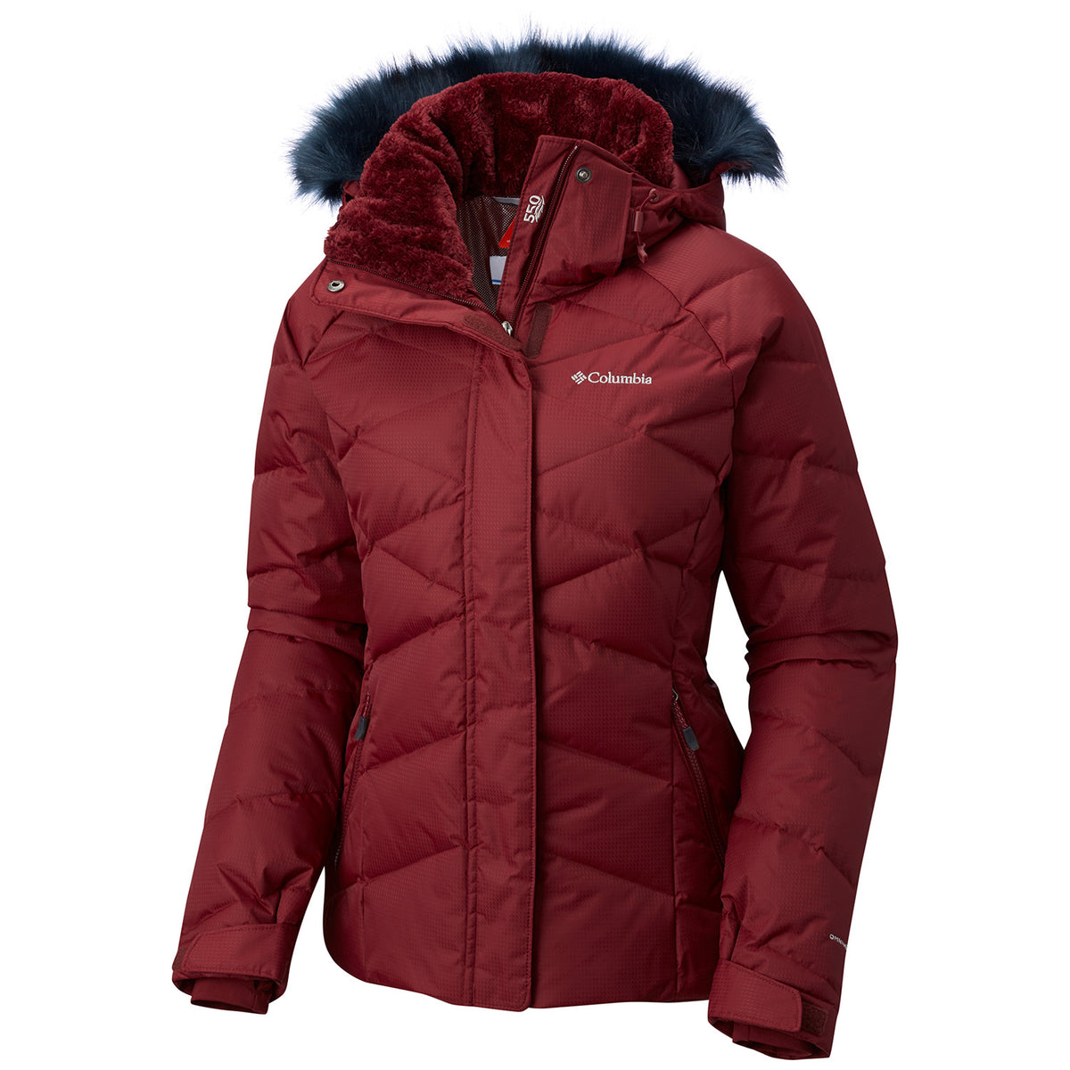 Columbia Lay D Down II Jacket - Women's Rich Wine Dobby/Nocturnal Fur