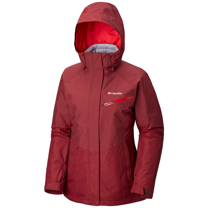 Columbia Sunrise Summit Interchange Jacket - Women's Rich Wine/Rich Wine Crossdye/Red Mercury