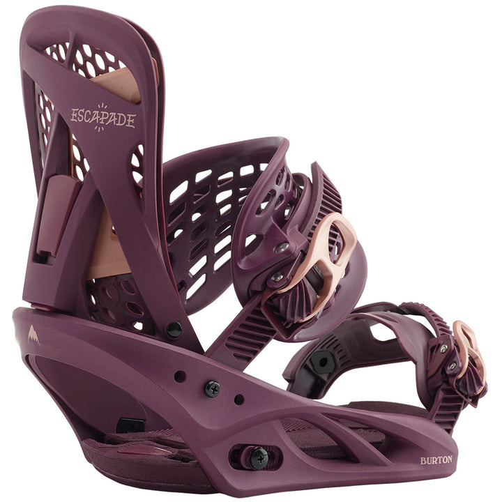 Burton Escapade Snowboard Bindings - Women's 2022 Wine Girl Wasted