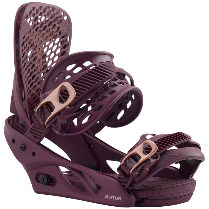 Burton Escapade Snowboard Bindings - Women's 2022 Wine Girl Wasted