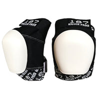187 Pro Skateboard Knee Pads Black White::Black White