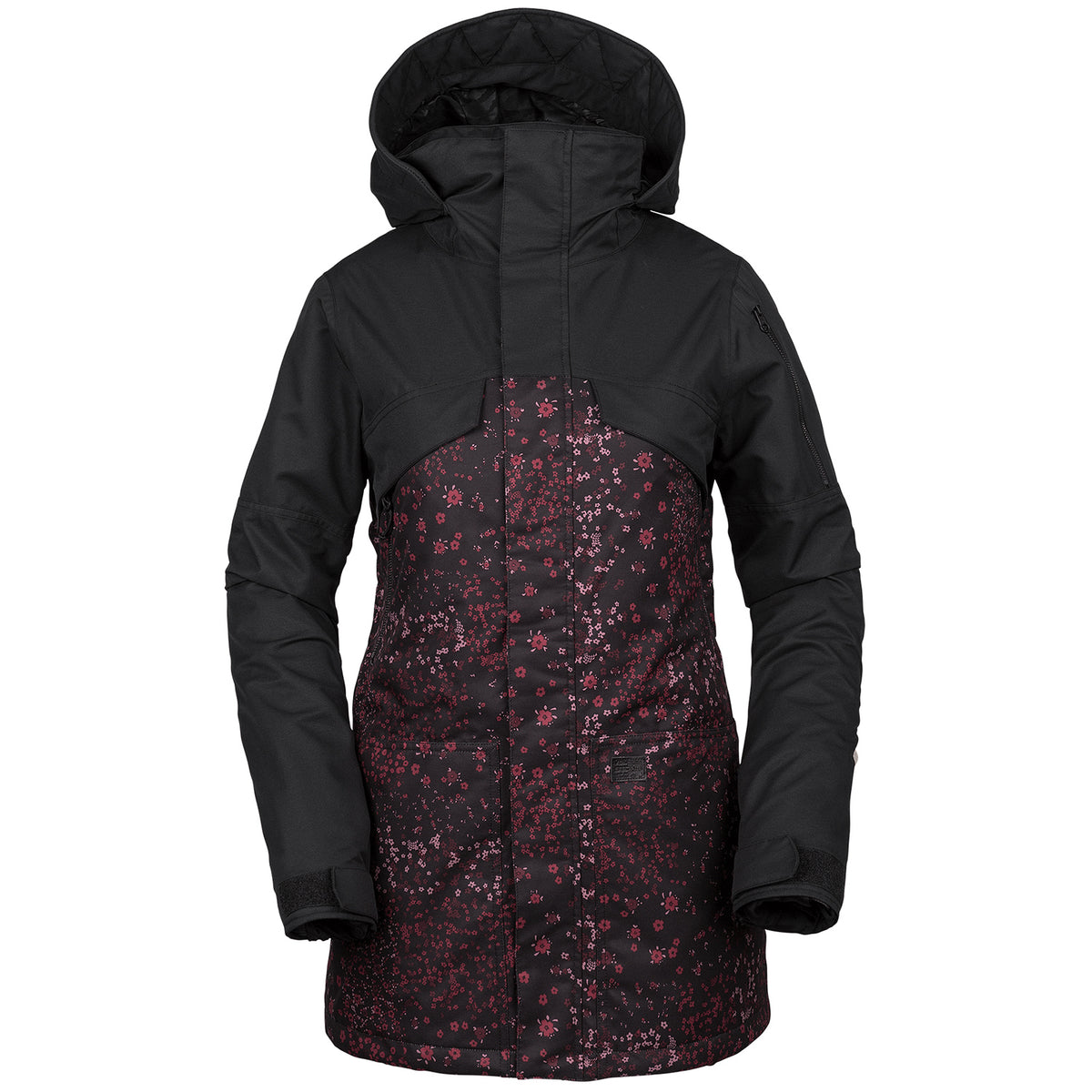 Volcom Vault 3-In-1 Jacket - Women's Black Floral Print