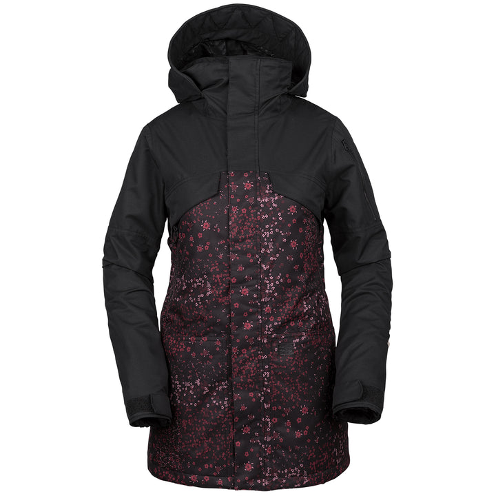 Volcom Vault 3-In-1 Jacket - Women's Black Floral Print