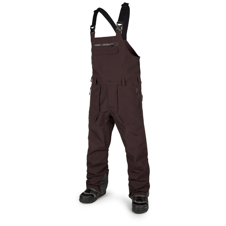 Volcom Rain GORE-TEX Bib Overalls Black Red
