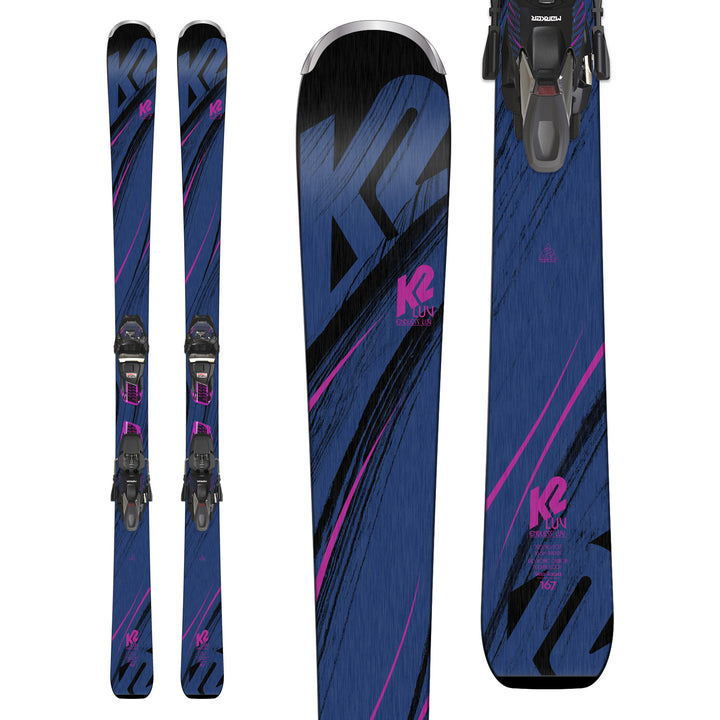 K2 Endless Luv Skis + ER3 10 TCx Light Bindings - Women's 2019