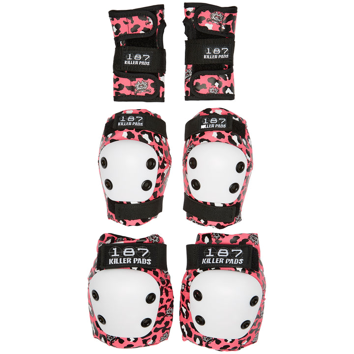 187 Junior Six Pack Skateboard Pad Set - Little Kids' Pink