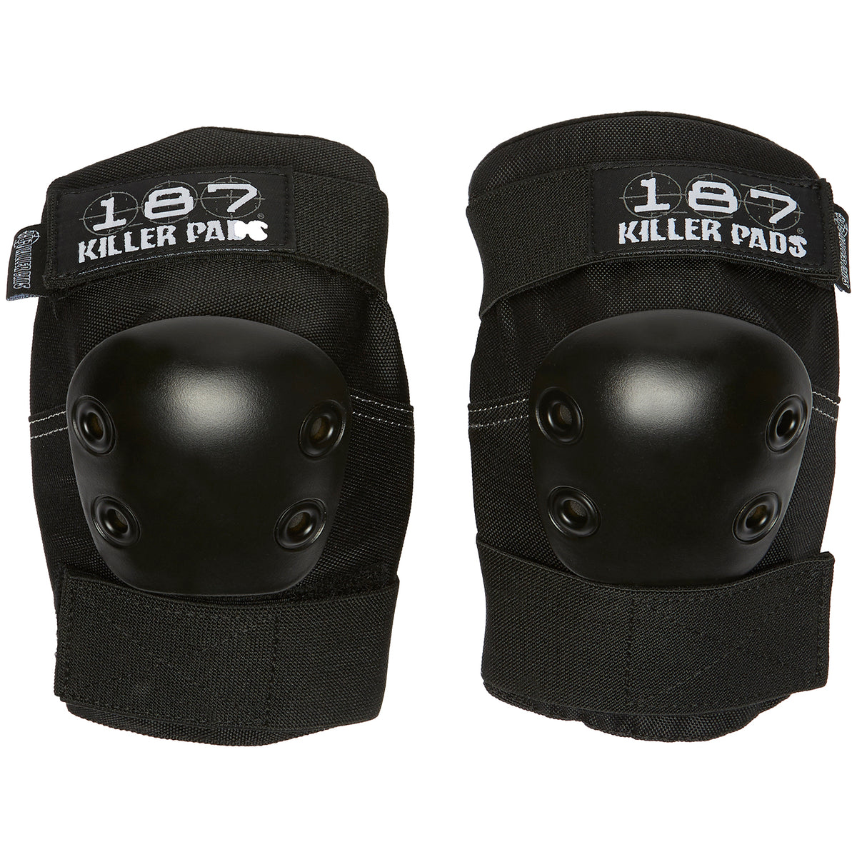 187 Pro Skateboard Elbow Pads Black - Black