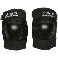 187 Pro Skateboard Elbow Pads Black - Black::Black - Black