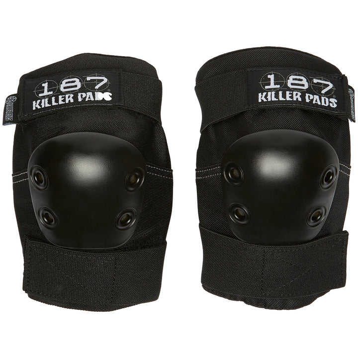 187 Pro Skateboard Elbow Pads Black - Black
