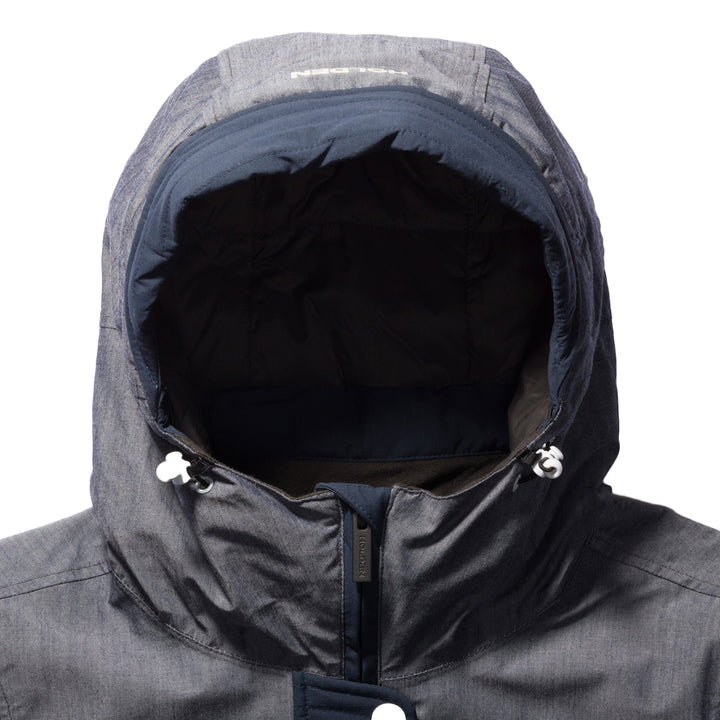 Holden Shelter Jacket - Women's Navy/Chambray Hood View