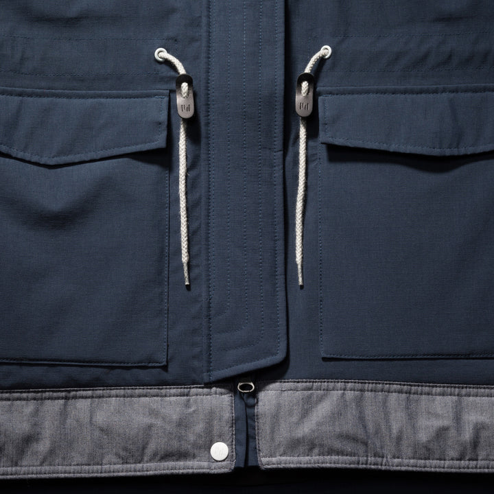 Holden Shelter Jacket - Women's Navy/Chambray Detail 2 View