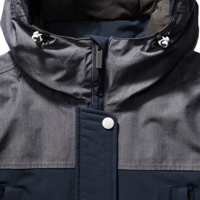 Holden Shelter Jacket - Women's Navy/Chambray Detail 3 View
